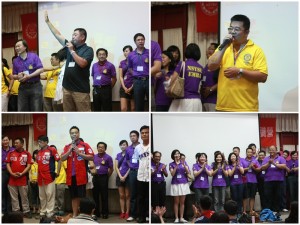 台北AP102班的學生和EMBA16的學長姐也到現場分享經驗及社團宣傳。