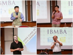 IBMBA說明會負責人陳聰明(Tony)，說明IBMBA的特色。