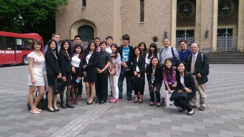 IBMBA參訪日本早稻田大學